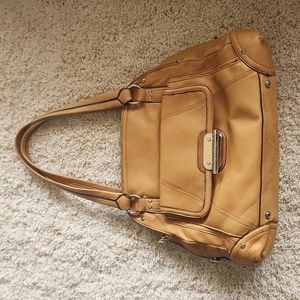 Large multi compartment B Makowsky leather bag